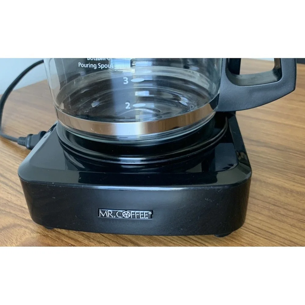 Mr. Coffee jwx3 5 Cup Programmable Coffee Maker w/ Carafe & Basket -TESTED/WORKS